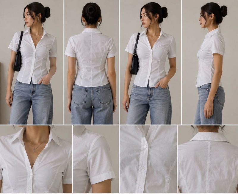 Fitted Button-Up Shirt