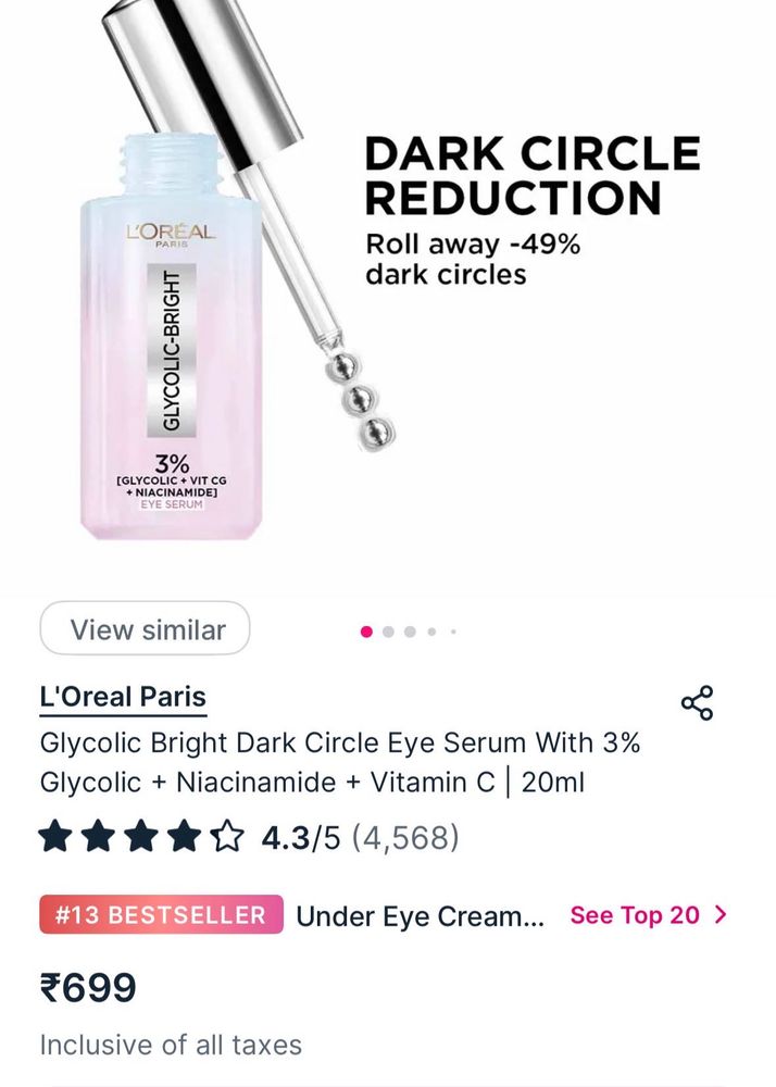L'Oreal Dark Circle Eye Serum