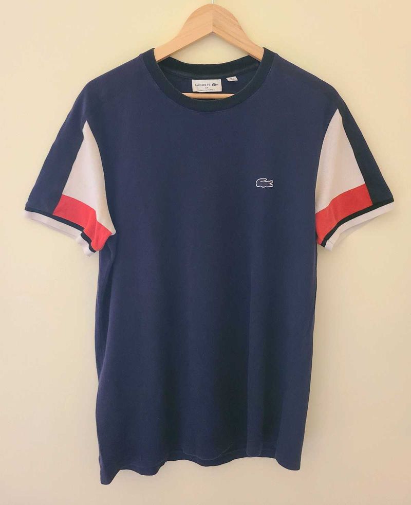 Lacoste "Made in France" Colorblock Crewneck T-Shi