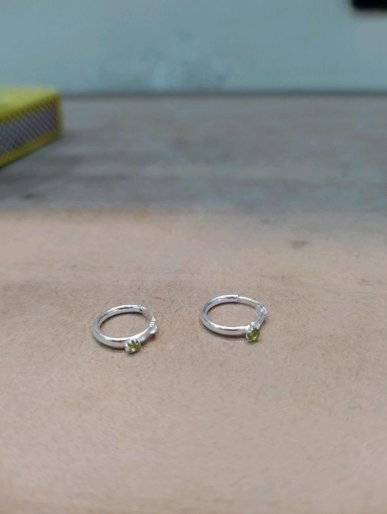 Diamond Bali Pairs Pure Silver