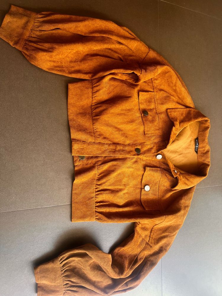 Corduroy Cropped Jacket