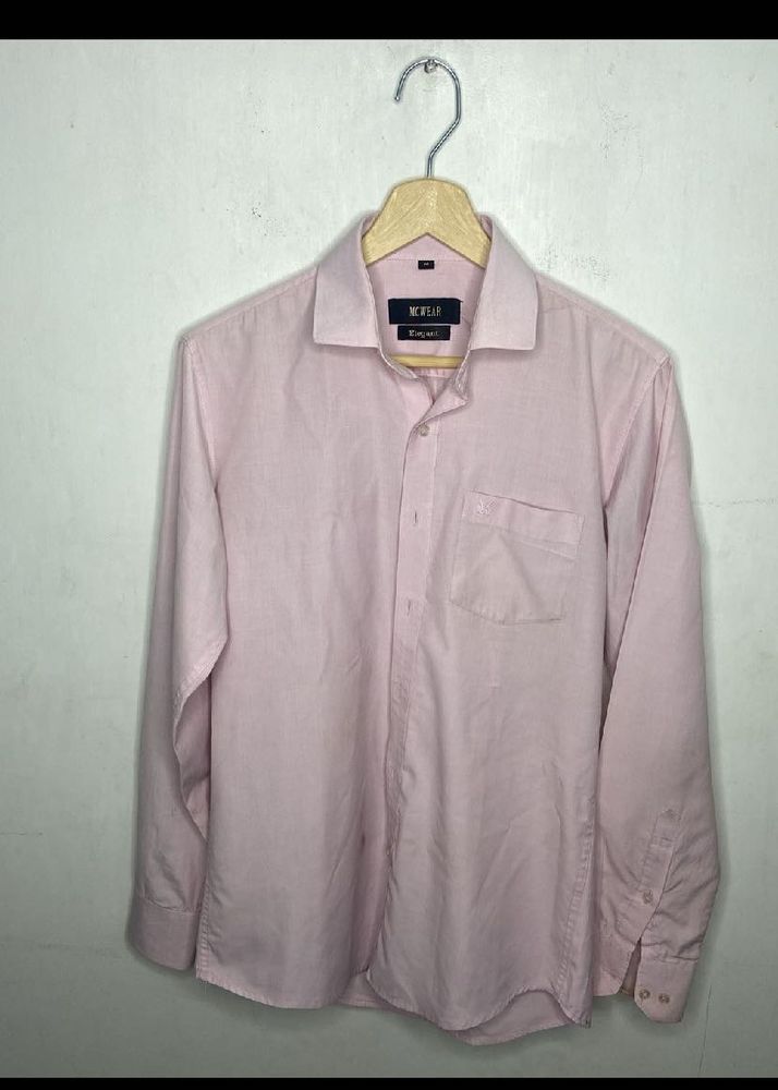 Men's Pink Collared Shirt