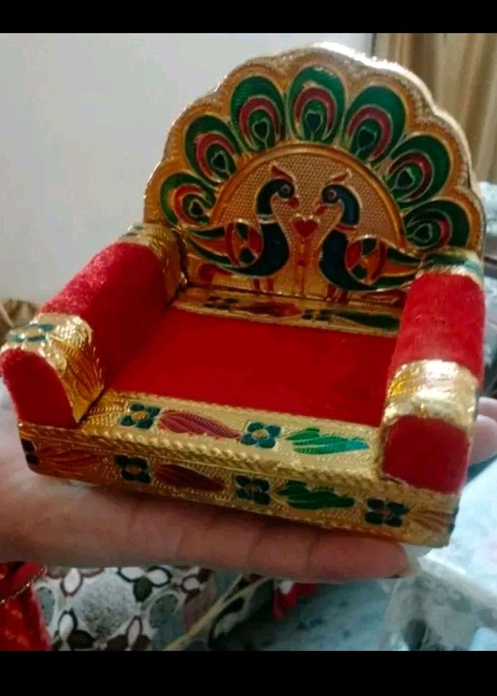 KANHA JI WOODEN CHOWKI🔥