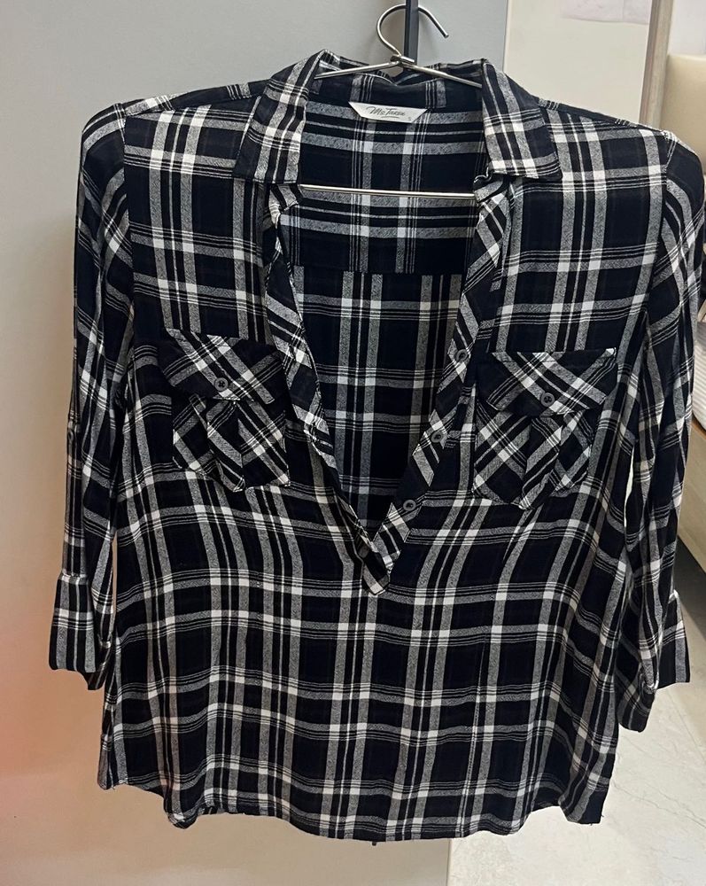 Plaid Flannel Shirt