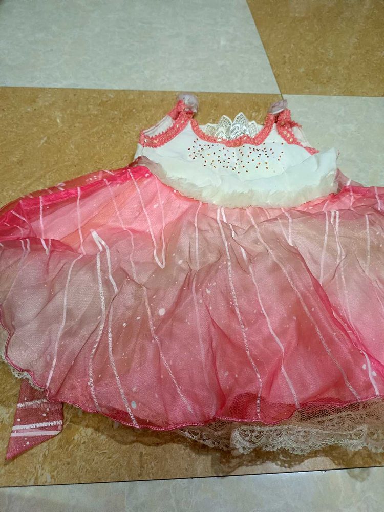 Stunning Pink Ombre Lehenga Choli Set