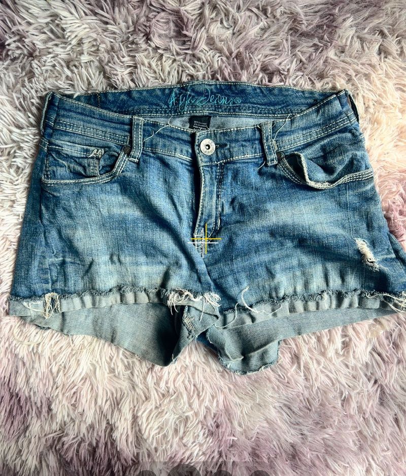 Cute Distressed Denim Shorts