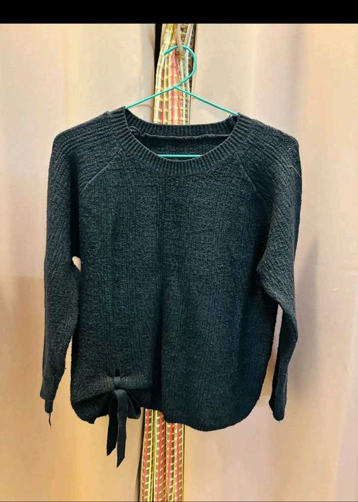 Navy Blue Pullover | Winter wear
