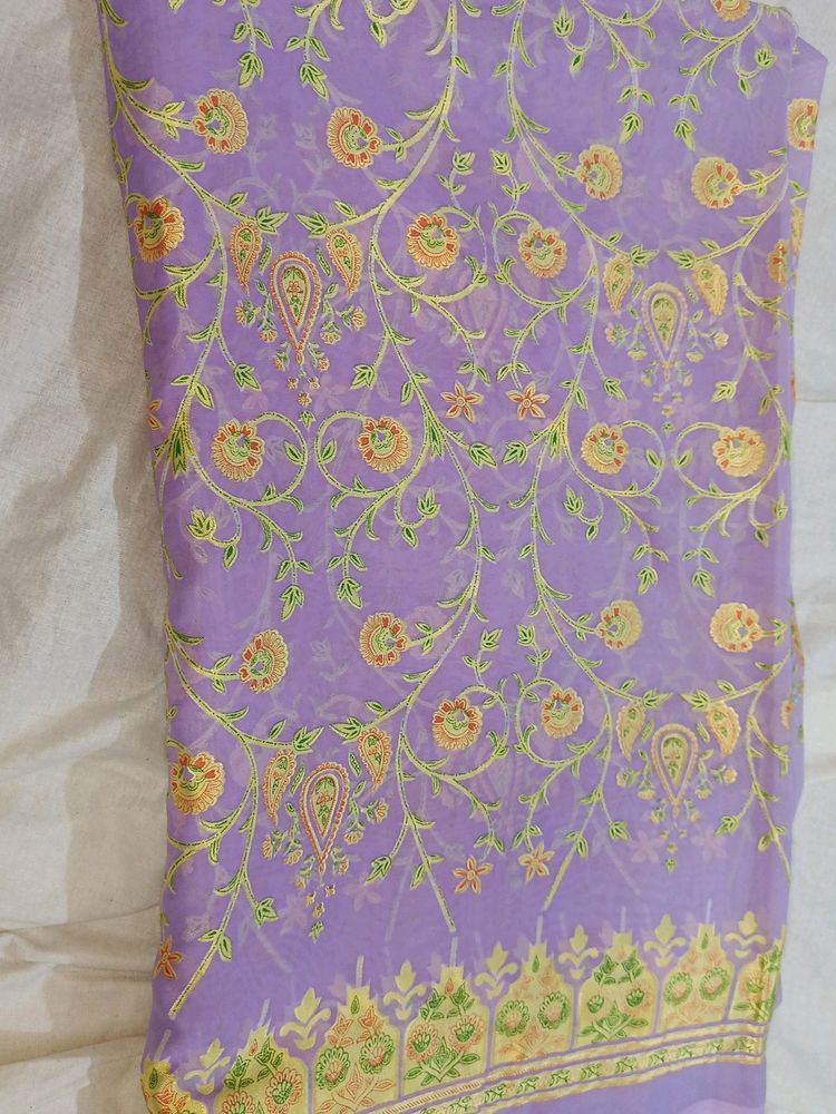 Brasso Lavender Saree