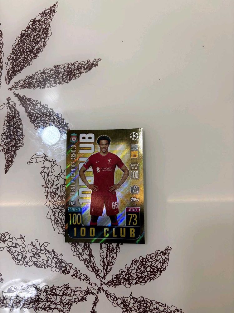 1/1Trent Alexander Arnold 100 Club Card 21/22