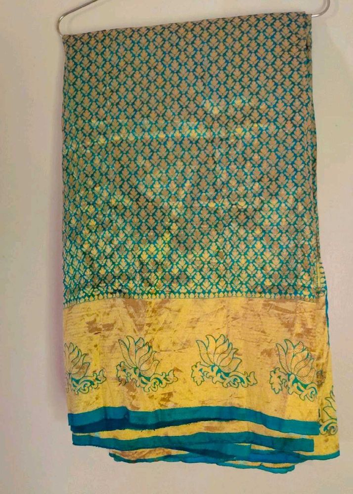 shalu  Saree morpankhi colour