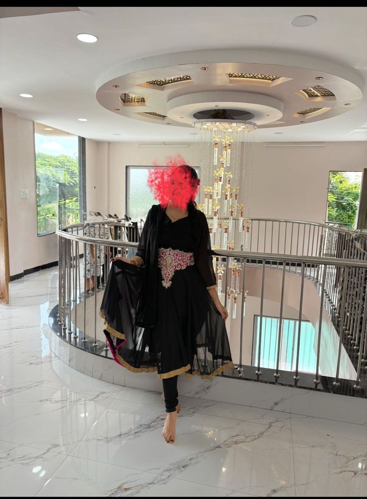 Black designer gown