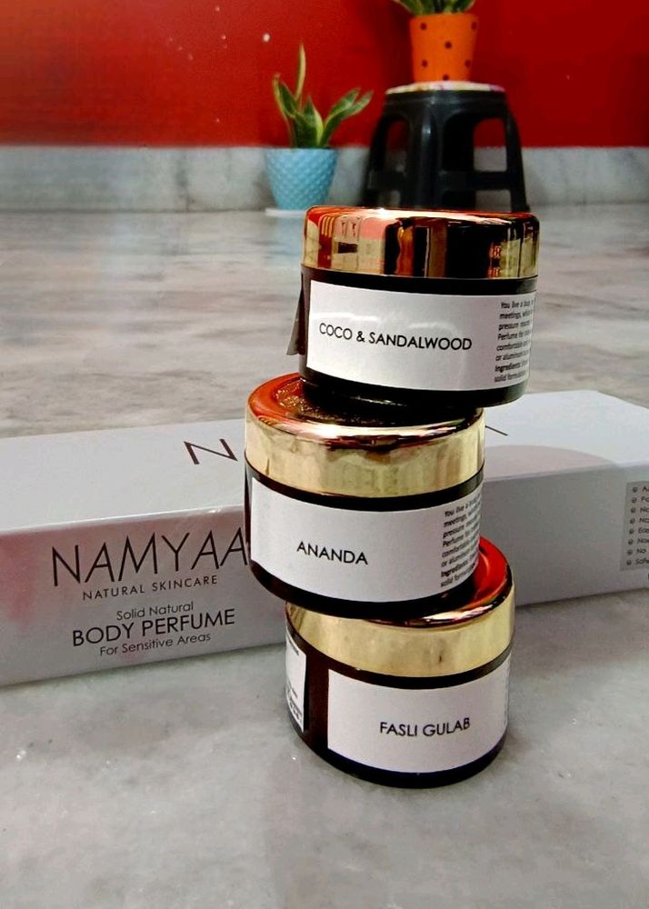 Namyaa Natural Perfume For Sensitive Areas - 3 Pcs