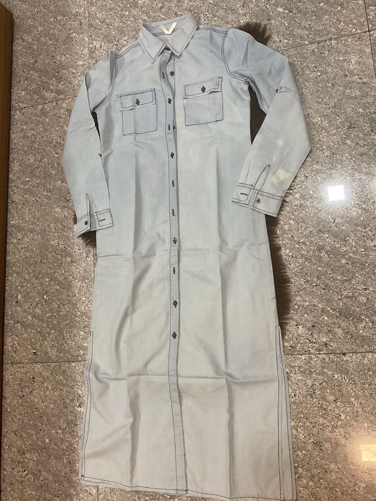 Denim Shirt Dress