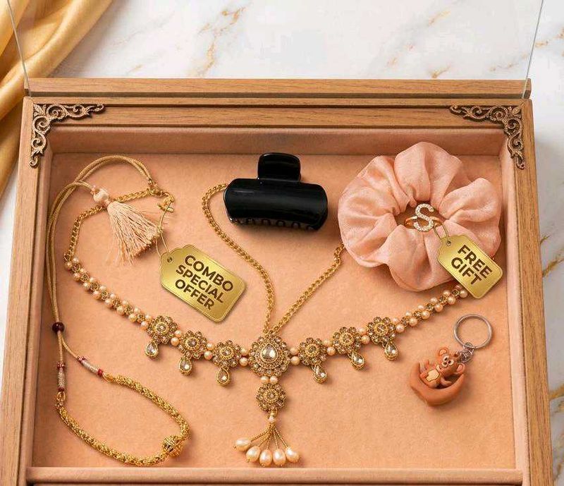 Gifting set combo with a free gift. fixed rate