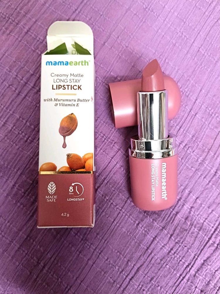 Mamaearth Creamy Matte Lipstick 04 Mauve Bloom