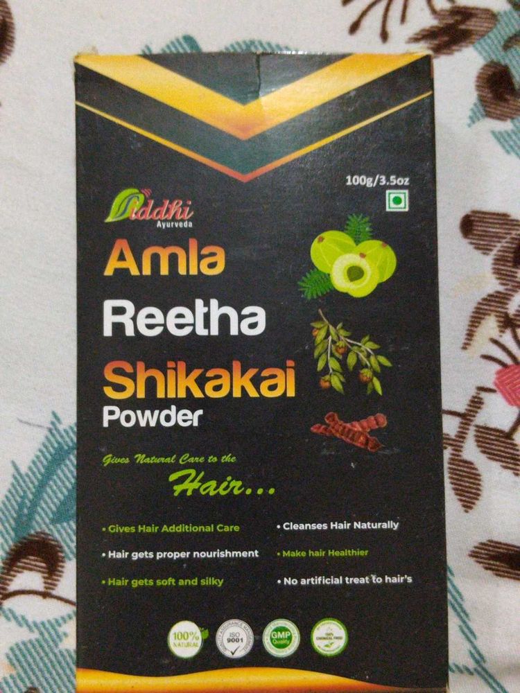 Riddhi Ayurveda Amla Reetha Shikakai Powder