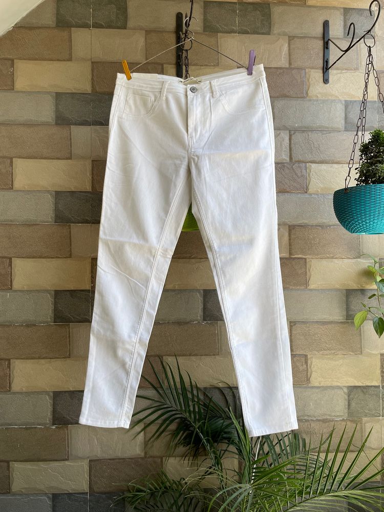 White Slim jeans Form Flying Machine