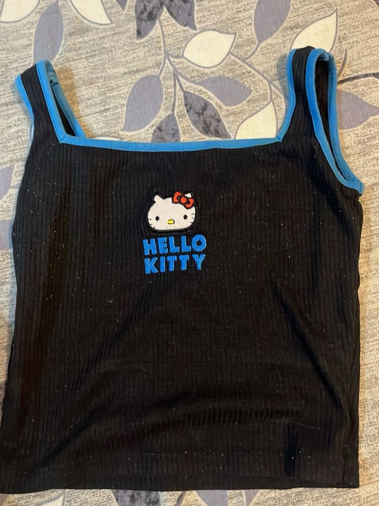 Hello Kitty y2k Ribbed Tank Top