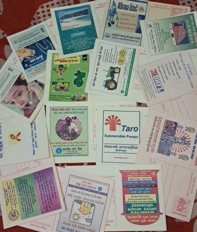 15 Collectible, unused MEGHDOOT postcards