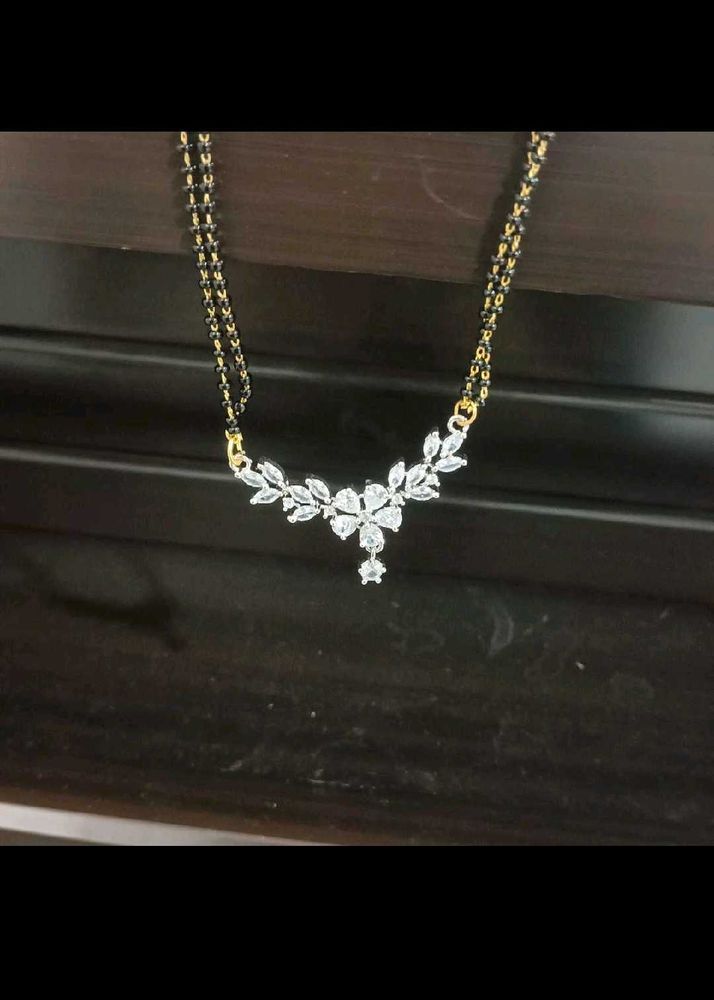 AD Stone Necklace &amp; Mangalsutra