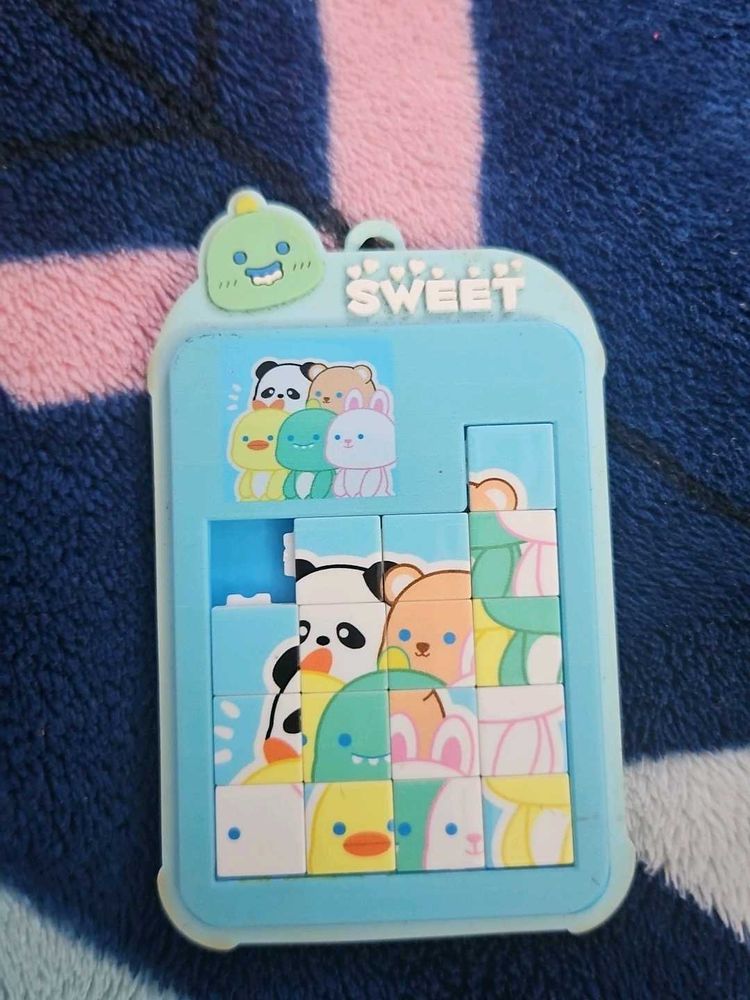 Cute Animal Sliding Puzzle Toy
