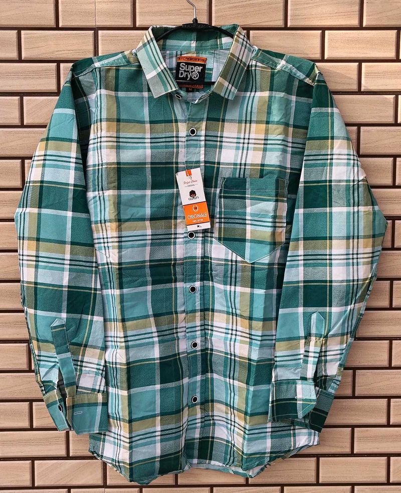 Men's Plaid Long Sleeve Shirt