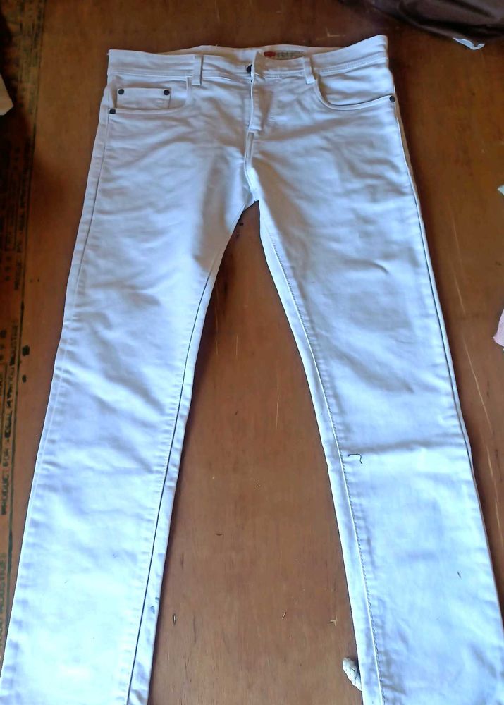 White Skinny Fit Jeans,size 36, original