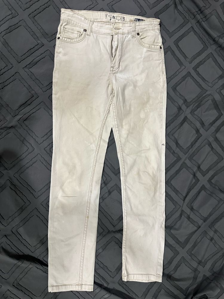 White Slim-Fit Jeans