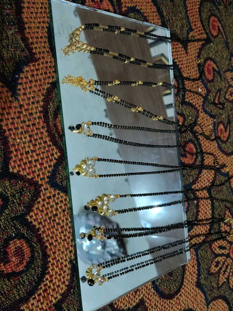 Elegant Black Bead Necklace Set