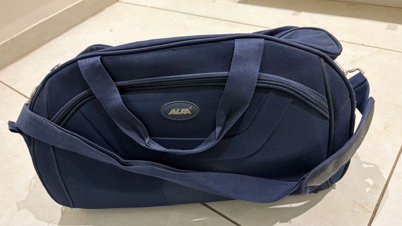 Stylish Navy Blue Duffle Bag