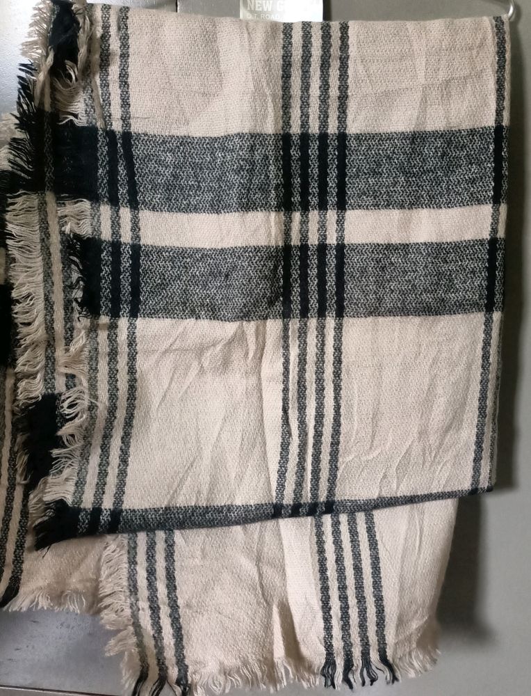 Cozy Plaid Scarf, Stole, Shawl