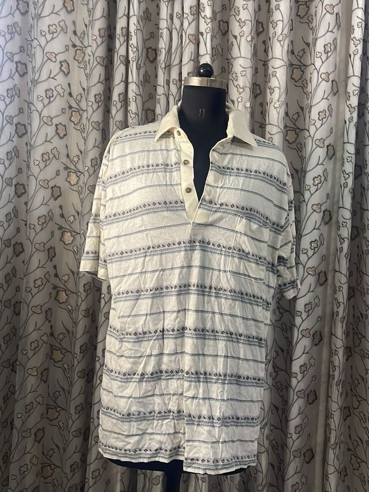 Men's Striped Polo T-Shirt