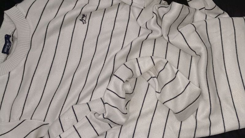 Striped Knit Sweater