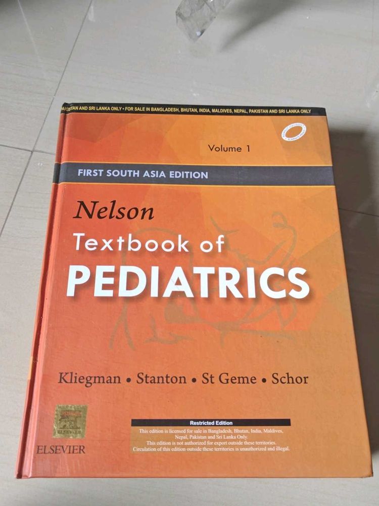 Nelson Textbook of Pediatrics, Vol. 1