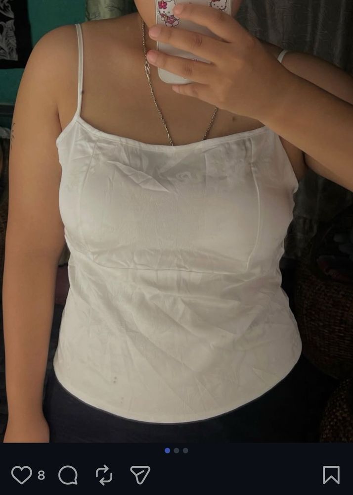 padded Spaghetti Strap Tank Top