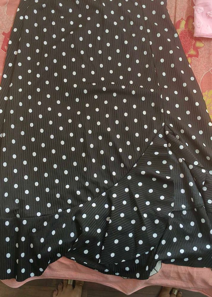 Polka Dot Ruffle Skirt