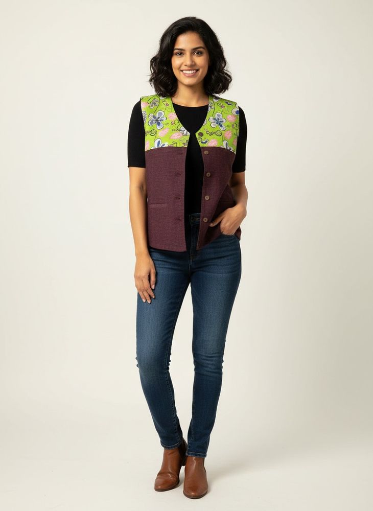 Floral Vest