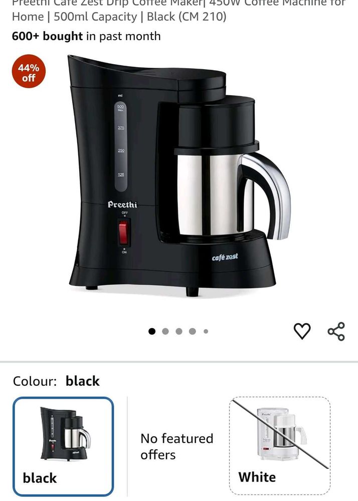 Black Coffee Decoction Maker