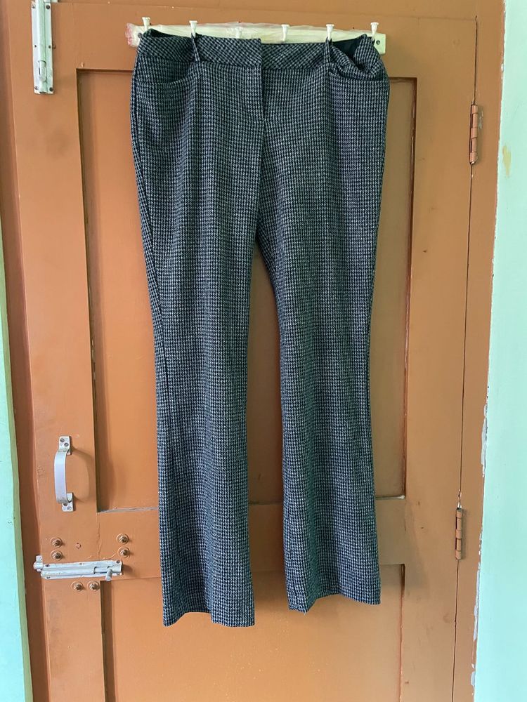 mid raised Classic Patterned Trousers