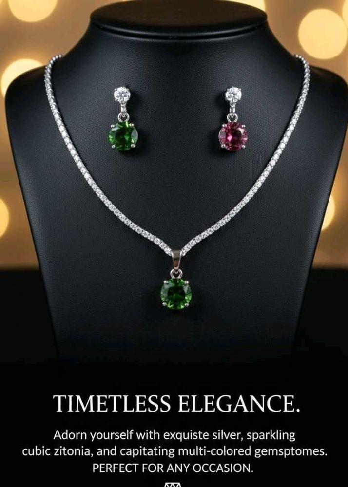 Necklace Set And Bangles Single
