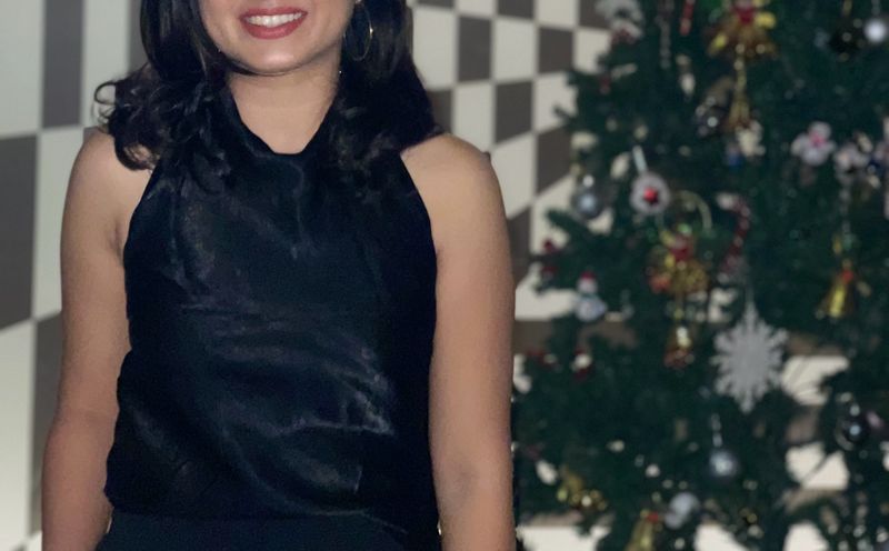 H&amp;M Black Party Wear Top