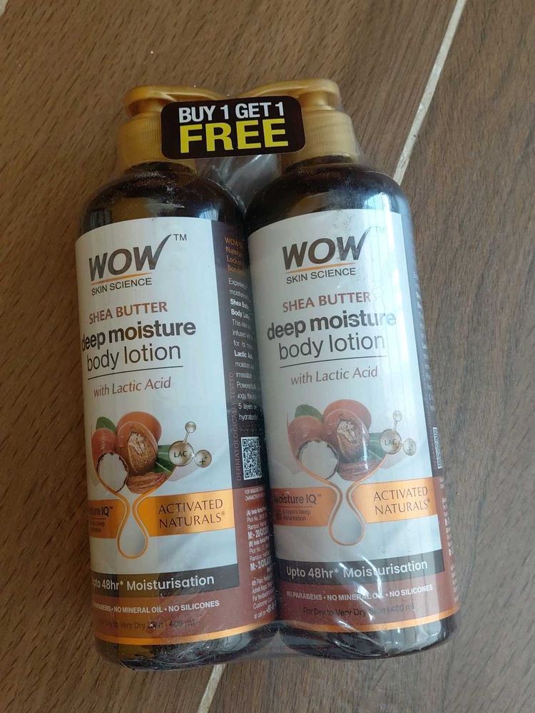 WOW Shea Butter Body Lotion (2 bottle)