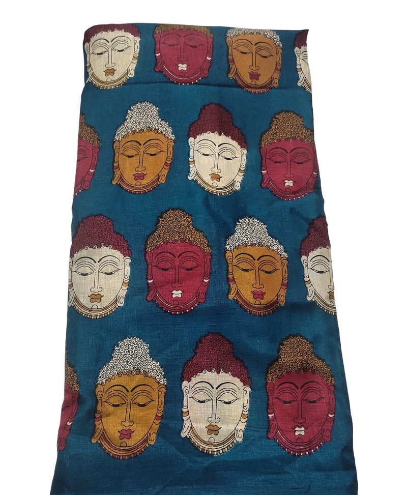 Pure Soft Cotton Handblock Buddha Print #flashsale