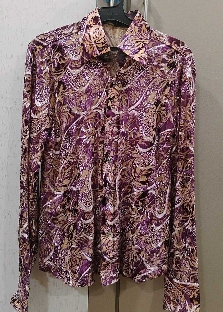 Velvety Designer Shirt