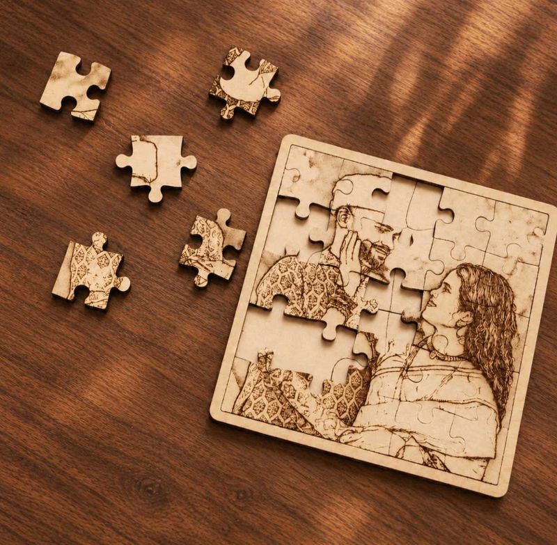 Custom Engraved Photo Puzzle