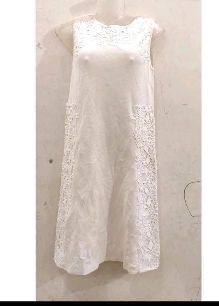 White Dress For Women Or Girls Length 38