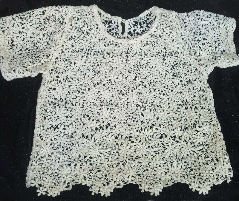 Flowered Thread Work Top