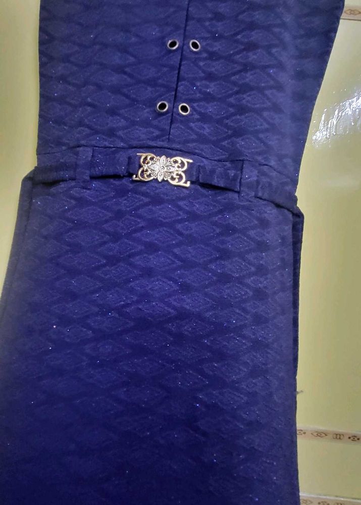 Sparkling Blue  dress 👗  one time used