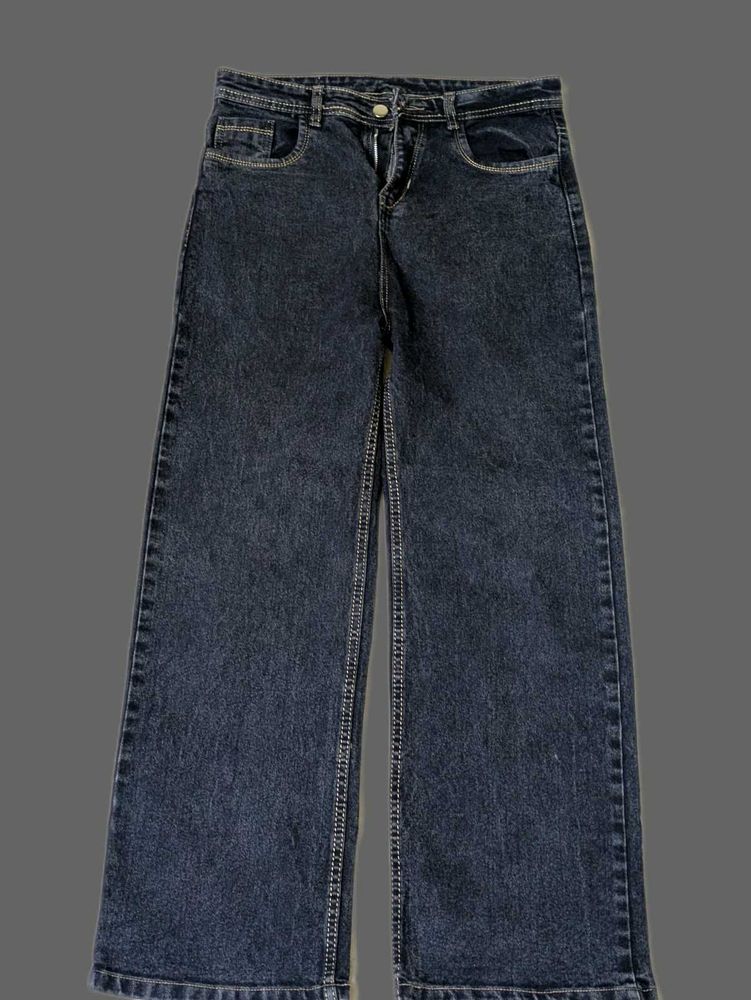 Dark Wash Wide Leg Jeans (Louis Vuitton)