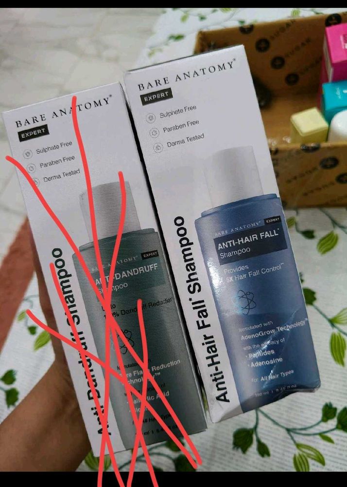Bare Anatomy Expert Shampoos (Anti-Dandruff &amp; Hair
